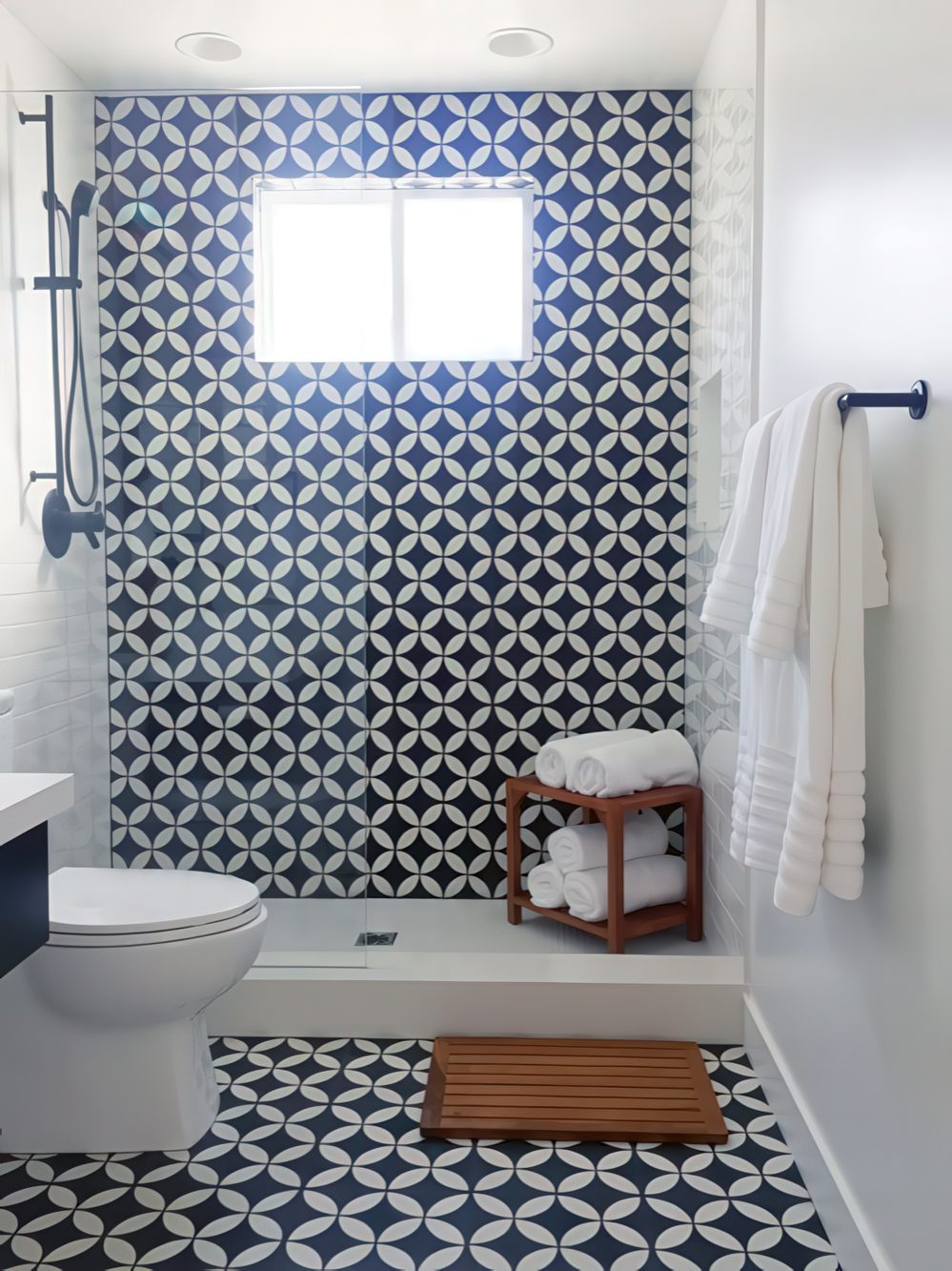 Place the window strategically high to avoid curious looks and enjoy the views when you want.