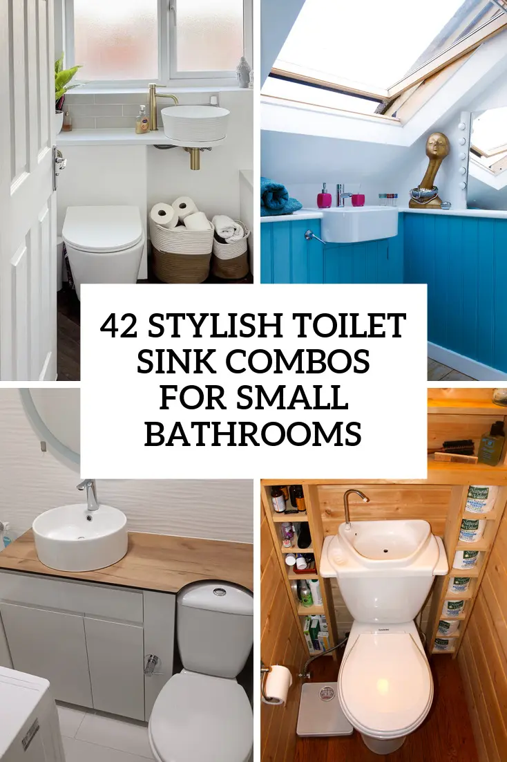 stylish toilet sink combos for small bathrooms