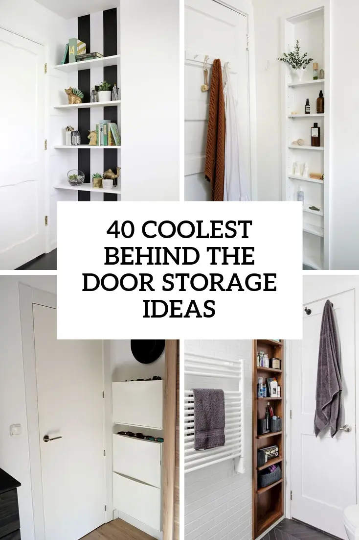 coolest behind the door storage ideas