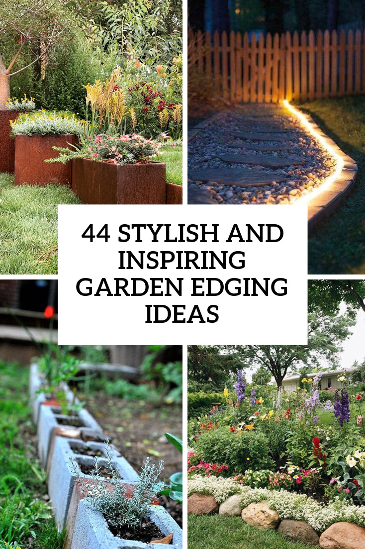 stylish and inspiring garden edging ideas