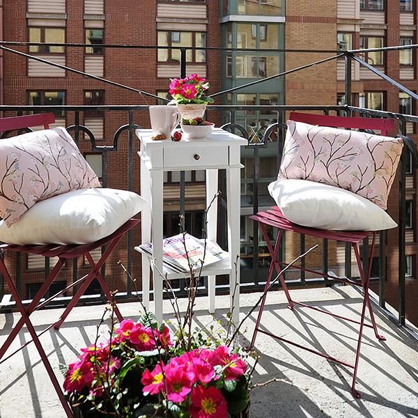 Potted bright blooms can be placed indoors and outdoors to bring a cool summer feel to your space.