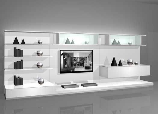 Rimadesio Completely White Living Room