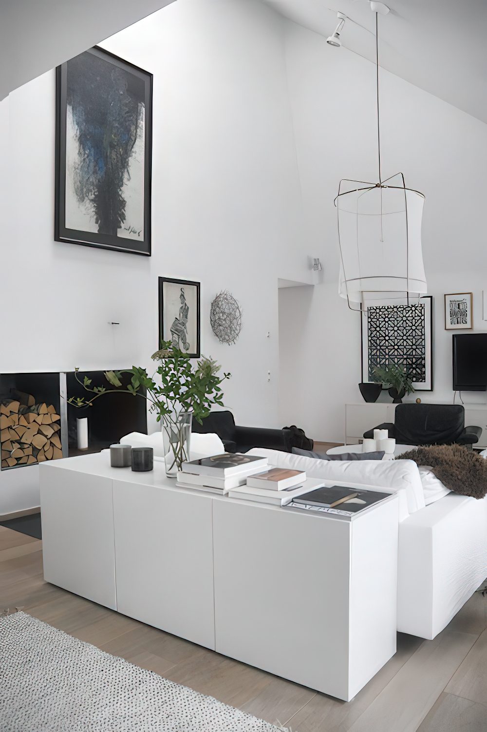 IKEA Besta as room divider.